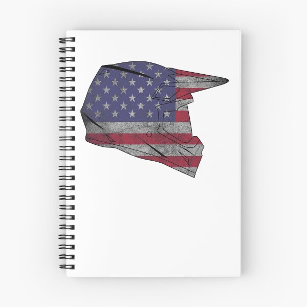 Item preview, USA Motocross Dirt Bike American Flag Helmet Design Gift designed and sold by melsens.