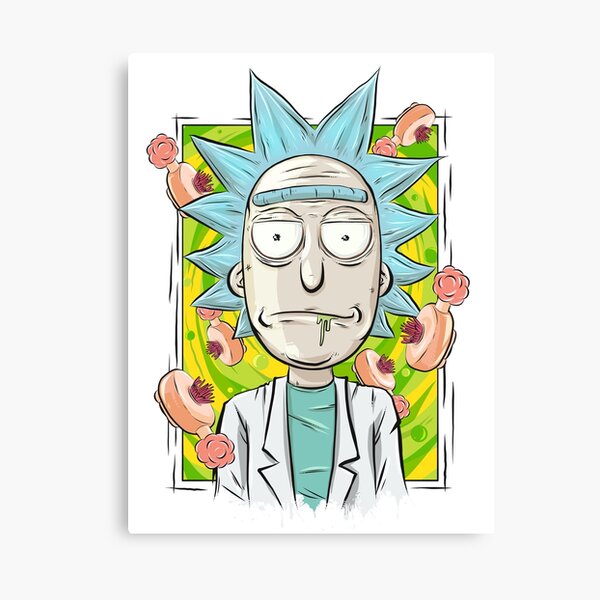 Rick and Morty - Plumbus Portal Rick Canvas Print