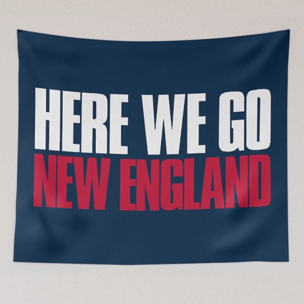 Item preview, Here we go New England Fan designed and sold by elhefe.