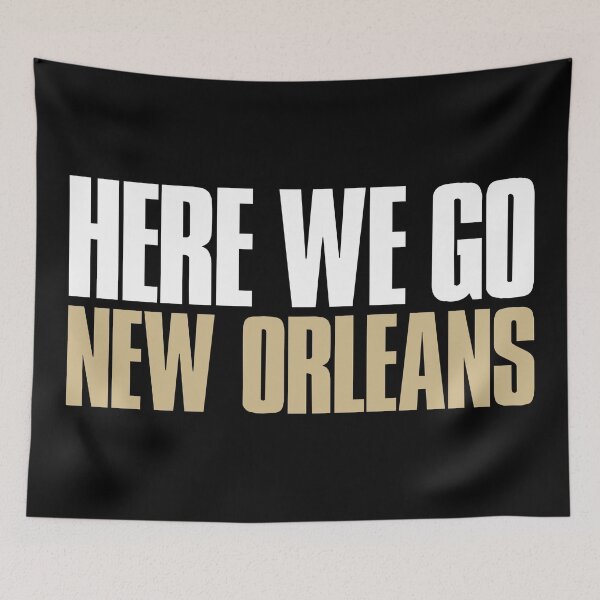 Item preview, Here we go New Orleans Fan designed and sold by elhefe.