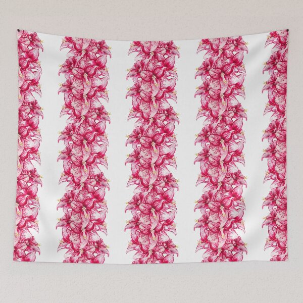 Item preview, Watercolor flowers of amaryllis designed and sold by Shoshina.