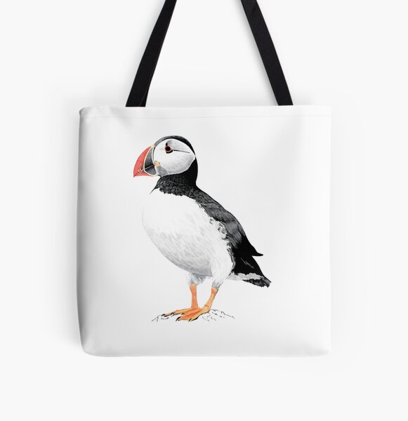 The Puffin All Over Print Tote Bag