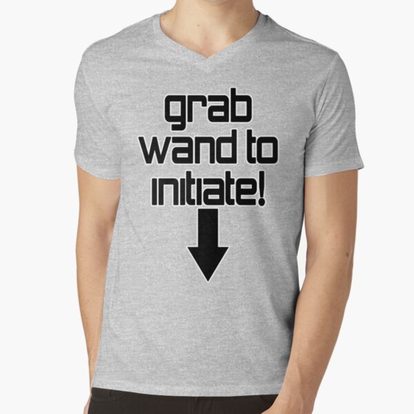 Grab wand to initiate - cheeky drifter tee shirt V-Neck T-Shirt