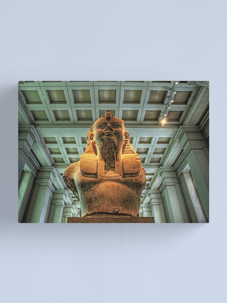 Alternate view of Bust of Amenhotep III - British Museum Canvas Print
