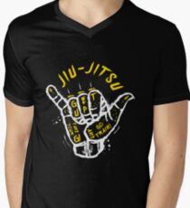 Camiseta de cuello en V Jiu-jitsu. ¡Ve al tren! 2
