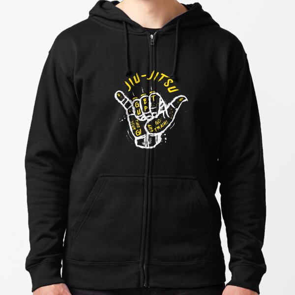 Jiu-jitsu. Go train! 2 Zipped Hoodie