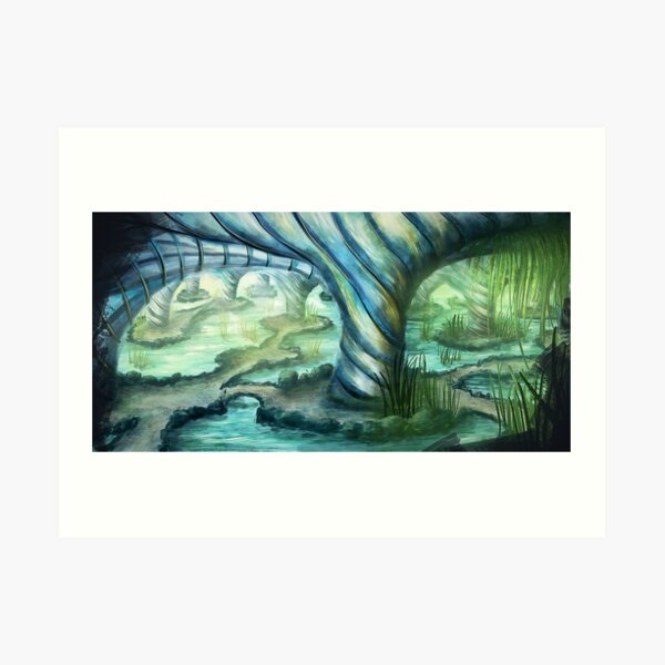 Die Grotte Art Print