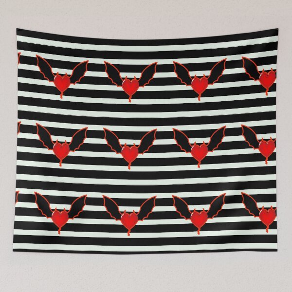 Item preview, Demon Heart Stripes designed and sold by SerpentSkyArts.