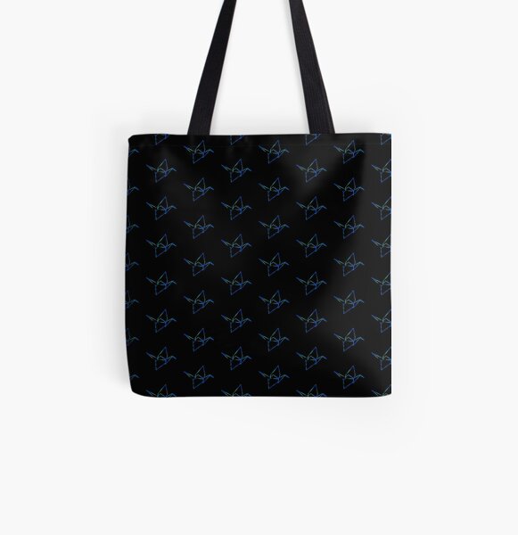 Origami crane All Over Print Tote Bag