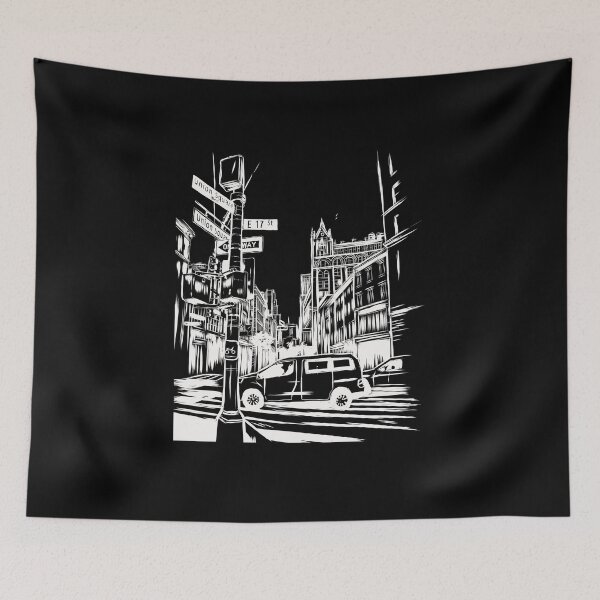 Item preview, New York City street traffic design designed and sold by KleinJenny.
