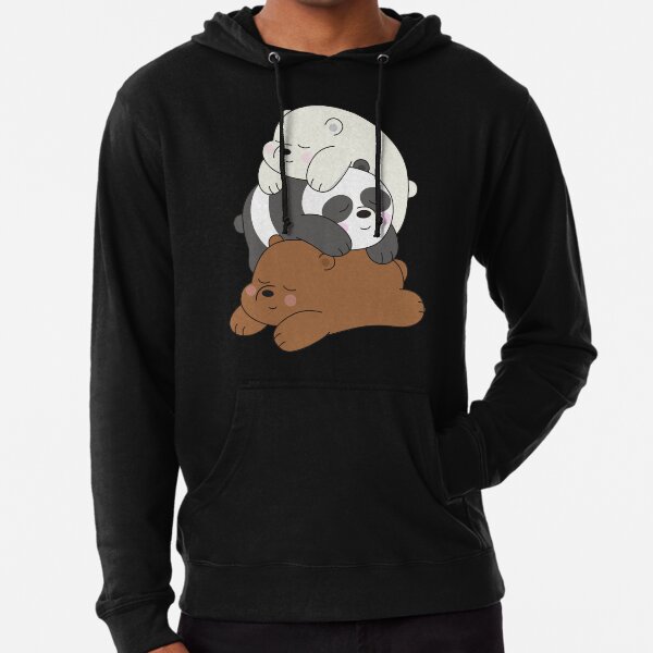 we bare bears pullover