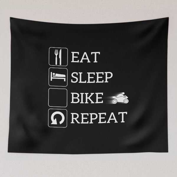 Item preview, Eat Sleep Bike Repeat Gift Life Repeat designed and sold by Naohiro.