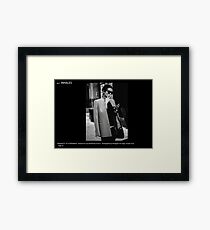 FASHION AT THE CROSSWALK Framed Print