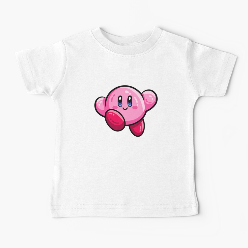 Kawaii Cute Kirby Kids T Shirt By Freeves Redbubble - cute kirby t shirt roblox