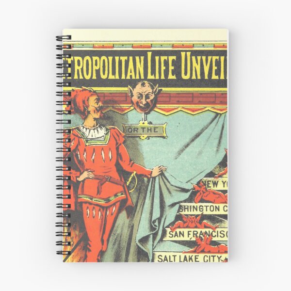 Item preview, Mysteries and Miseries of American cities vintage poster designed and sold by Vintage Designs +.