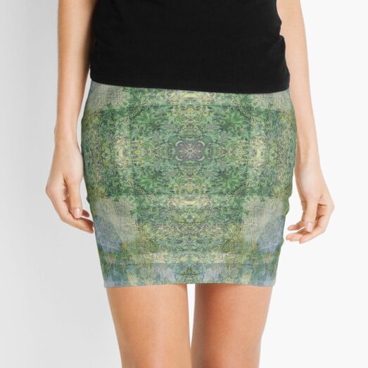 PASTORAL COUNTRYSIDE OF NEPAL Mini Skirt