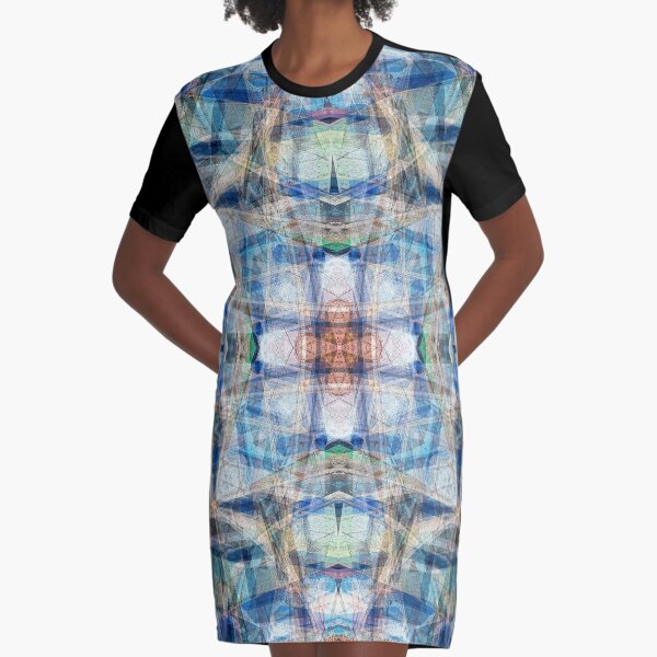 CANOES ON PHEWA LAKE NEPAL 2 Graphic T-Shirt Dress