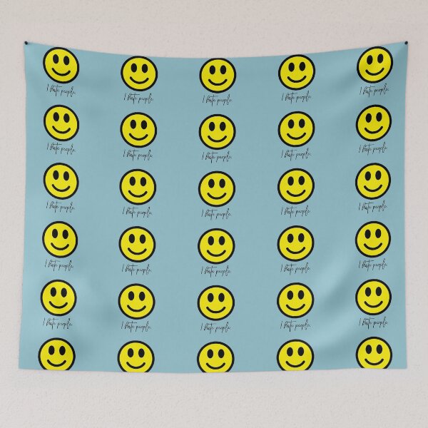 Item preview, Smile! I hate people designed and sold by infinitygrafix.