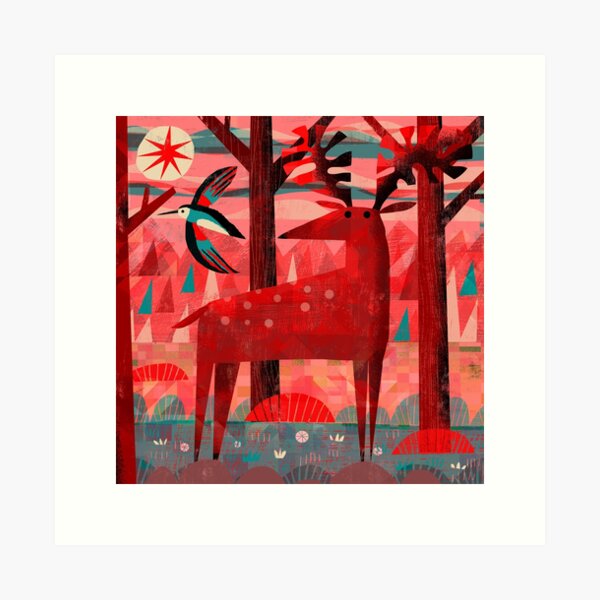 Item preview, Woodpecker and Deer designed and sold by gklucas.