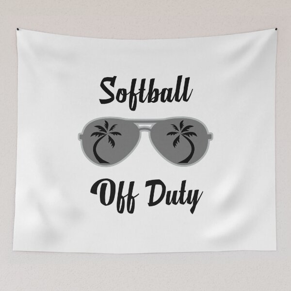 Item preview, Off Duty Softball Funny Summer Vacation  designed and sold by Seas Wanda.