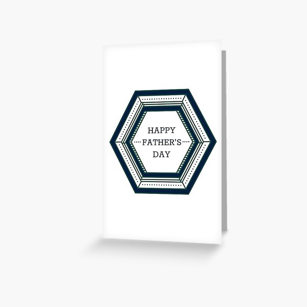 Happy Father's Day Card Greeting Card
