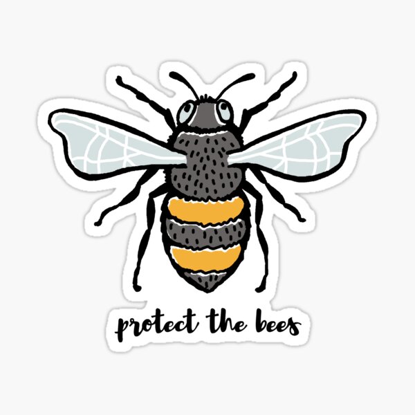 protect the bees Sticker