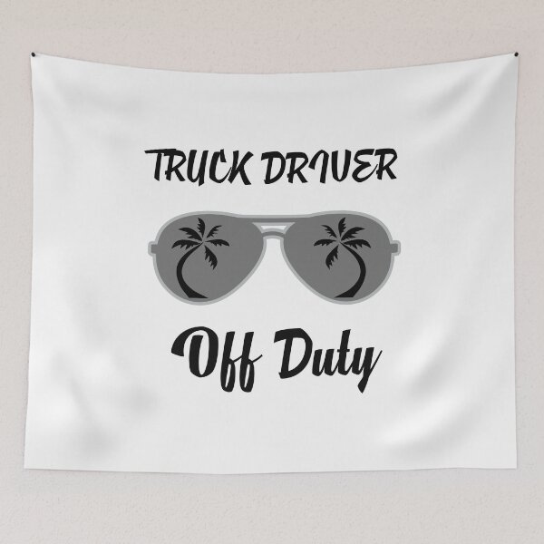 Item preview, Off Duty Truck driver Funny Summer Vacation  designed and sold by Seas Wanda.