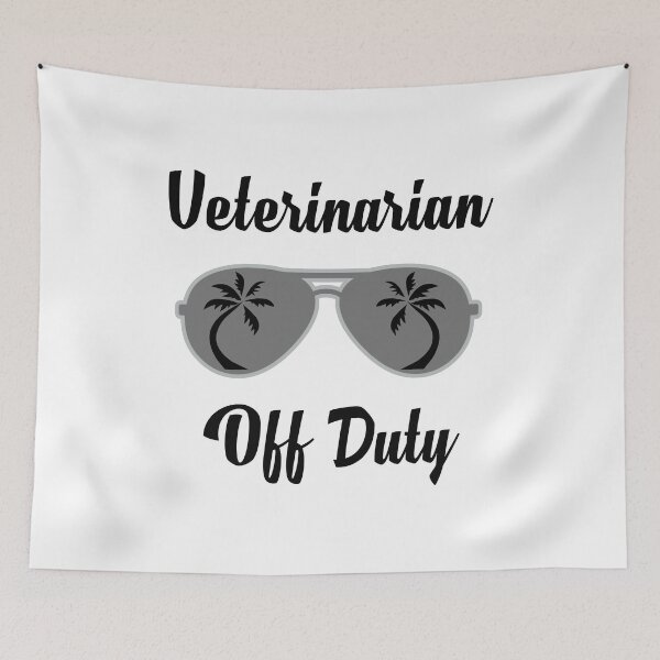 Item preview, Off Duty Veterinarian Funny Summer Vacation  designed and sold by Seas Wanda.