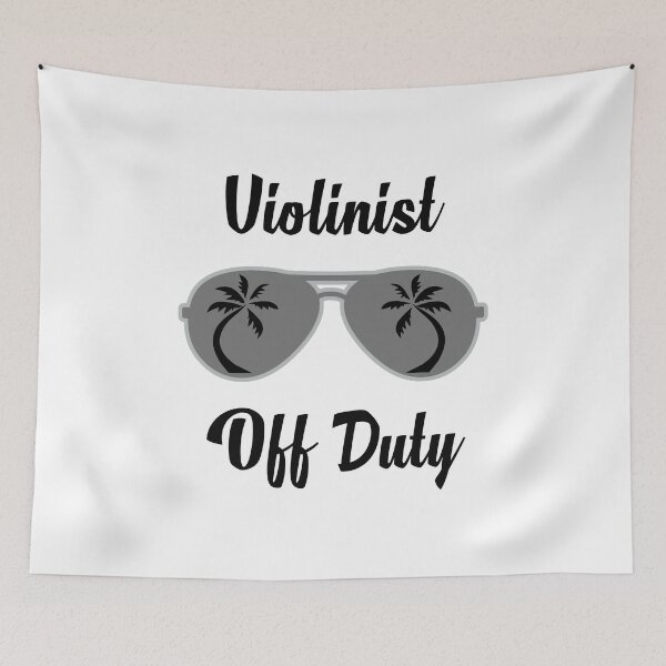 Item preview, Off Duty Violinis Funny Summer Vacation  designed and sold by Seas Wanda.