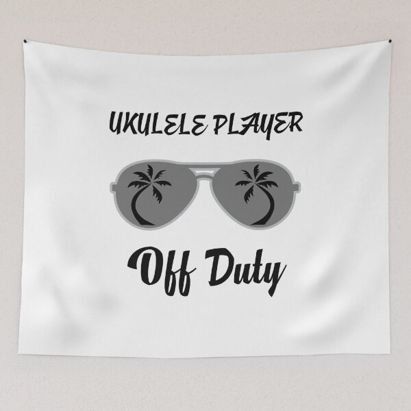 Item preview, Off Duty Ukulele player Funny Summer Vacation  designed and sold by Seas Wanda.