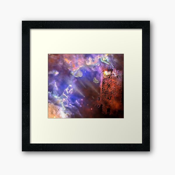 Visitors to the Castle Framed Art Print
