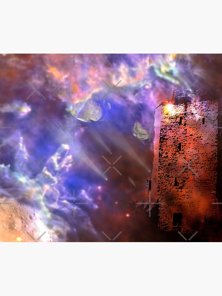 Thumbnail 3 of 3, Sticker, Visitors to the Castle designed and sold by SiobhanFraser.