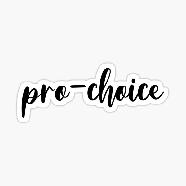 Item preview, pro-choice designed and sold by Katie’s Stickers.