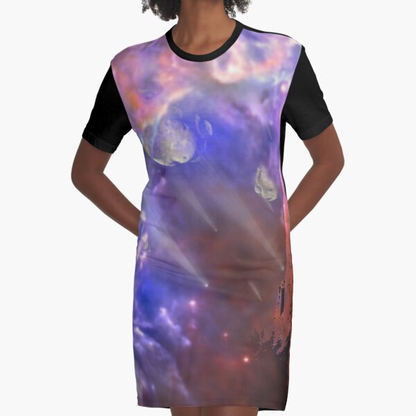 Visitors to the Castle Graphic T-Shirt Dress