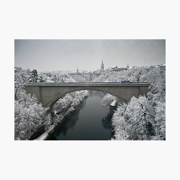 Lorraine Bridge in Winter Photographic Print