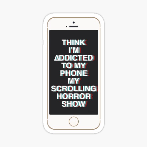 Bastille Doom Days Scrolling-Horror-Show Sticker