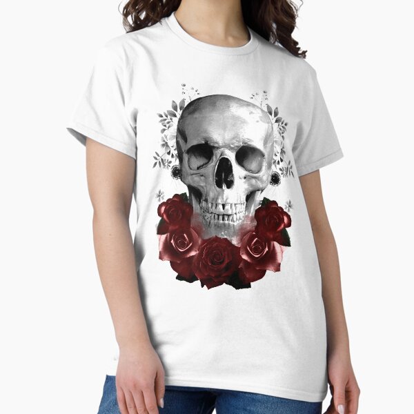 Item preview, Skull and Flowers designed and sold by JeferCelmer.