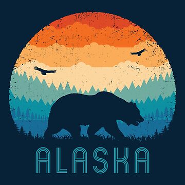 Vorschaubild zum Design Alaska Retro Bär von TigerTom Design