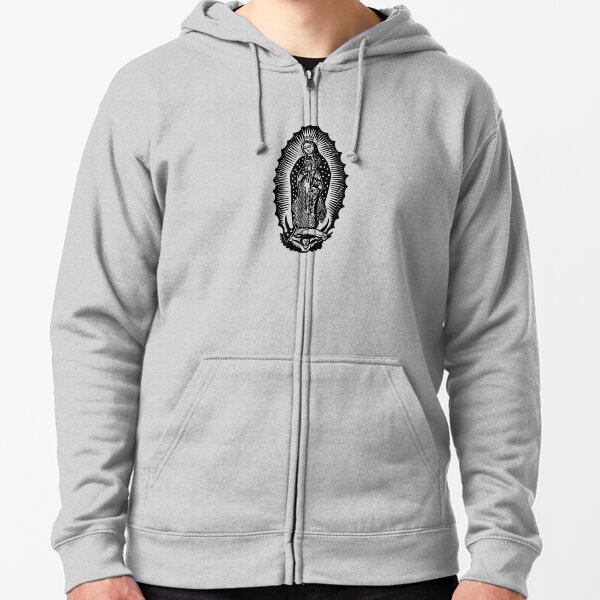 Virgen de guadalupe Sudadera con capucha y cremallera