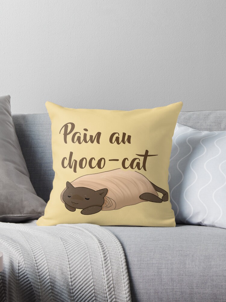 Pain au chococat Pillow