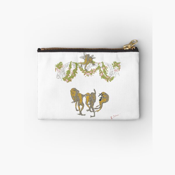 Item preview, Frog floral sketchbook page  designed and sold by Kate McGinley.
