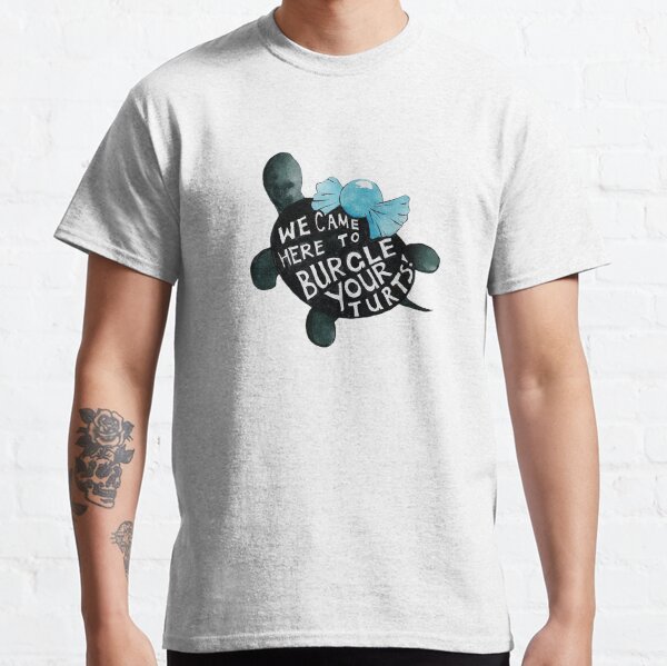 Black Turtle Burgles Classic T-Shirt