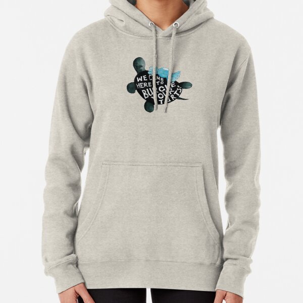 Black Turtle Burgles Pullover Hoodie