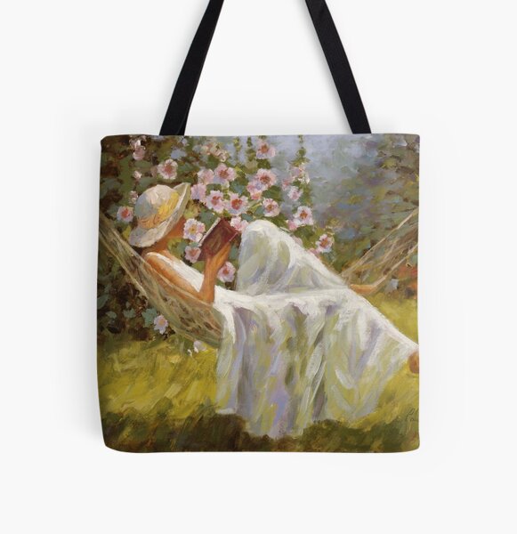 In A World Of Her Own All Over Print Tote Bag