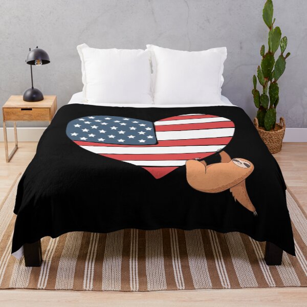 Item preview, Cute 4th of July Sloth  designed and sold by YELLOWCITY806.