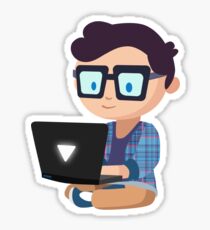 Cute Geek Sticker