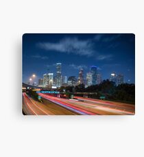 Houston ist jemand Skyline Leinwanddruck