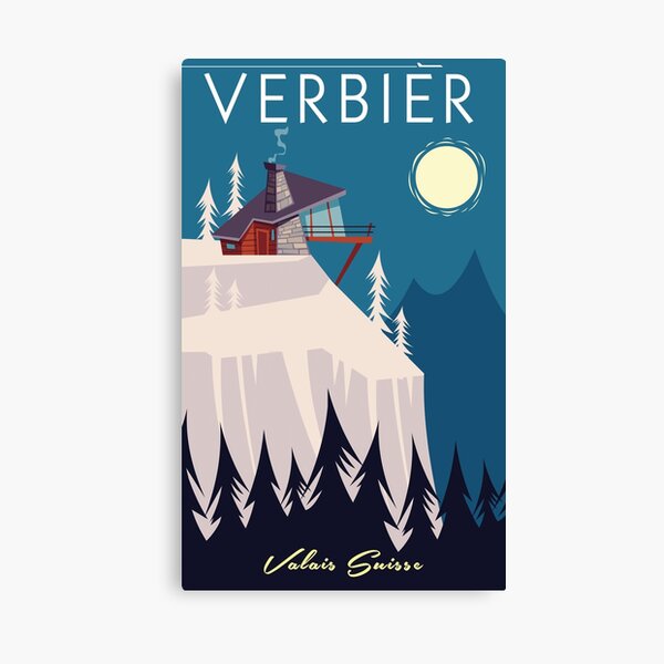 Item preview, Verbier poster designed and sold by GAGodel.