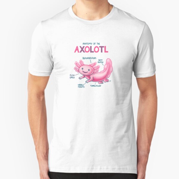 Anatomy of the Axolotl Slim Fit T-Shirt