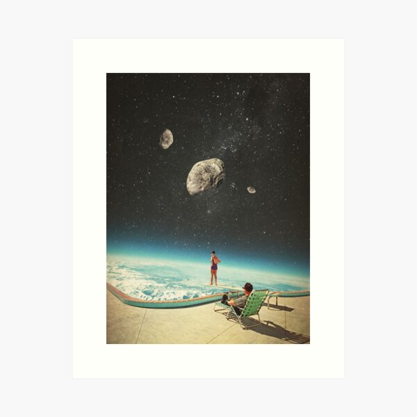 Summer with a Chance of Asteroids Art Print